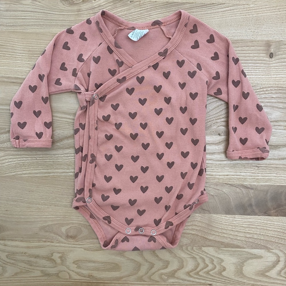 KQ hearts kimono bodysuit